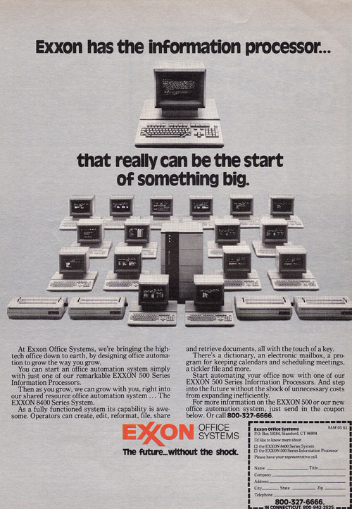 Exxon computer reklám