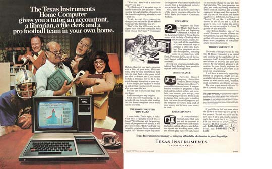 Texas Instruments reklám